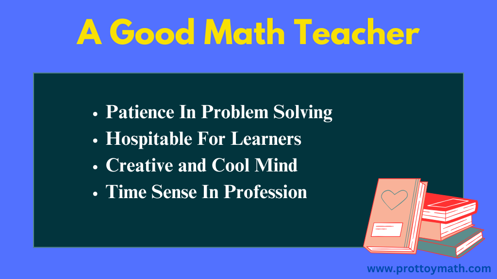 A Good Math Teacher